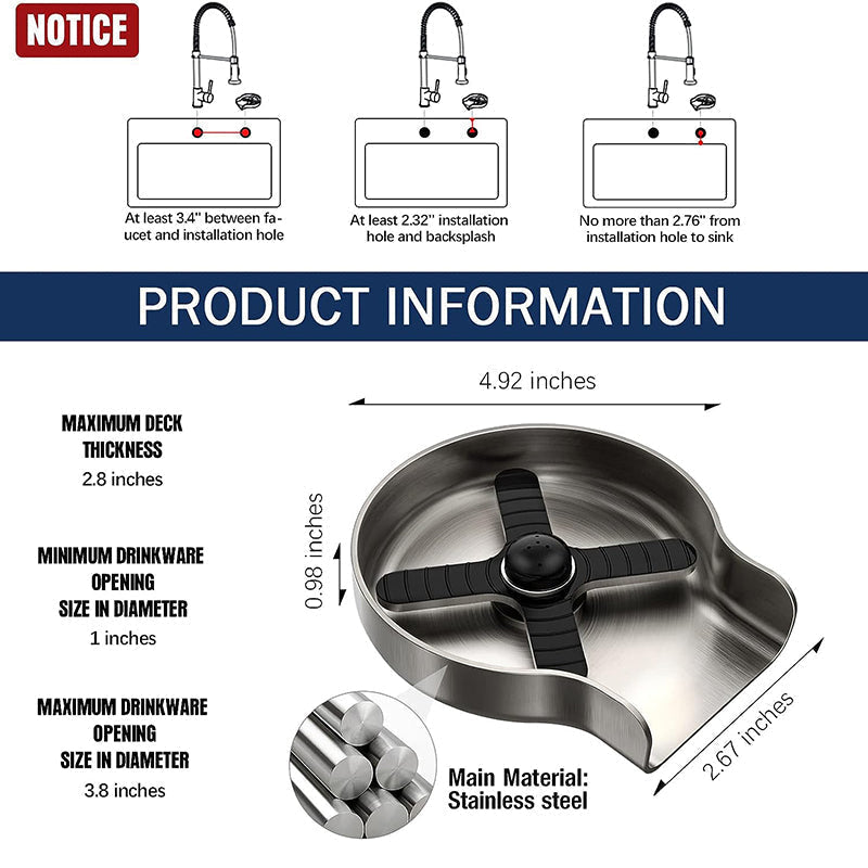 Lustra™ - Effortless Press-Down Bottle and Glass Rinsing