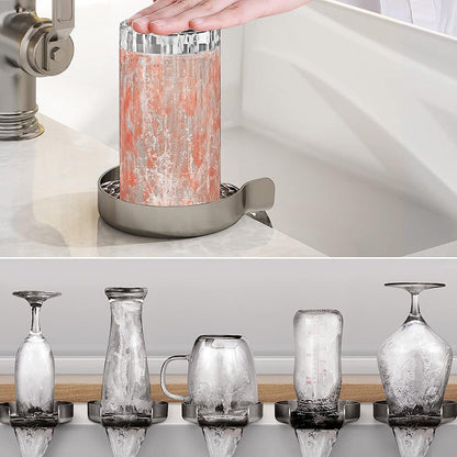 Lustra™ - Effortless Press-Down Bottle and Glass Rinsing