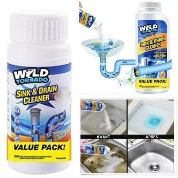 Veloro™ - Thick-Action Drain Clearing for Home Pipes