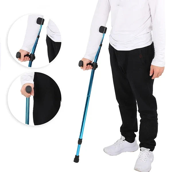 StrideX™ - Compact Folding Crutch for Everyday Mobility