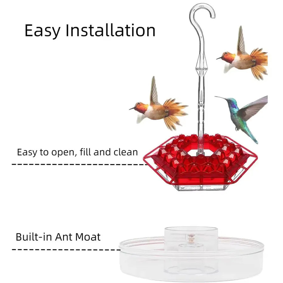 Nectara™ - Elegant Hanging Feeder for Ant-Free Viewing