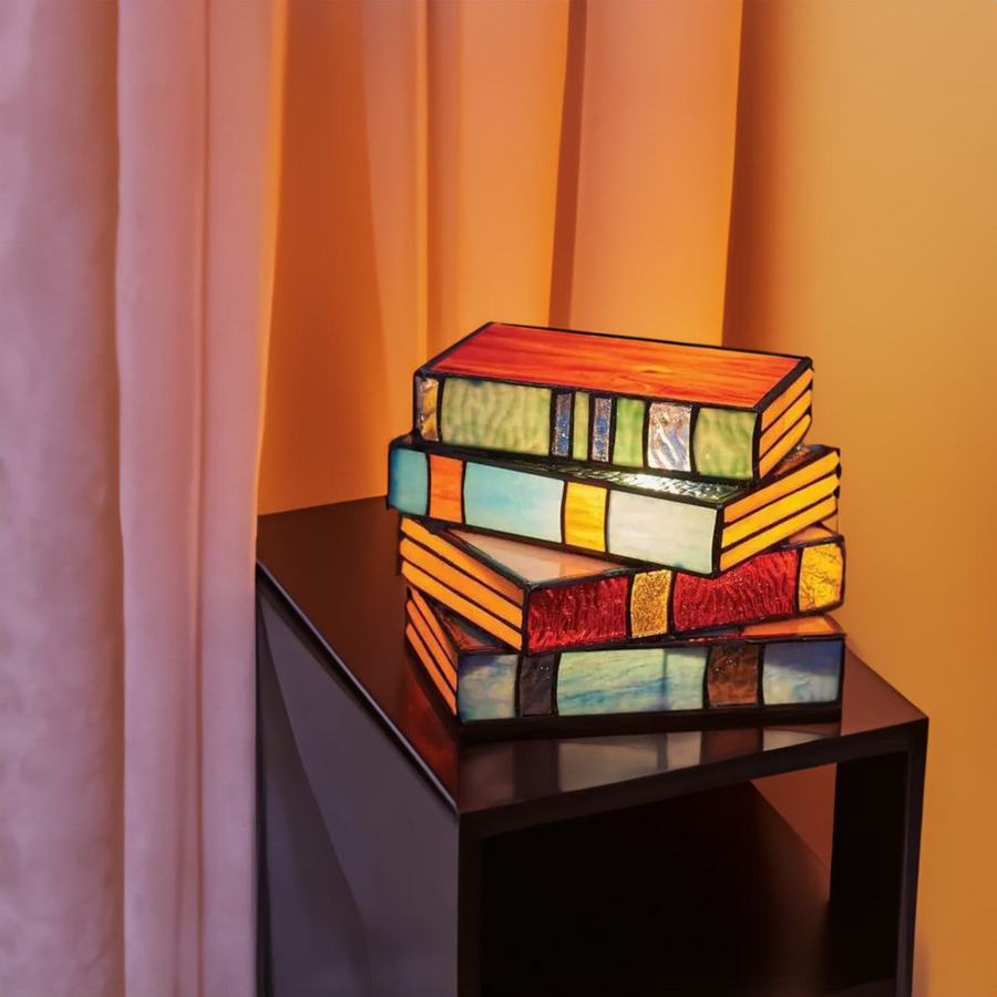 Biblio™ - Warm Stained-Glass Glow for Cozy Reading