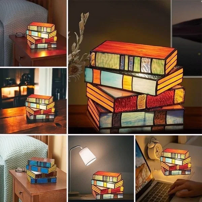 Biblio™ - Warm Stained-Glass Glow for Cozy Reading