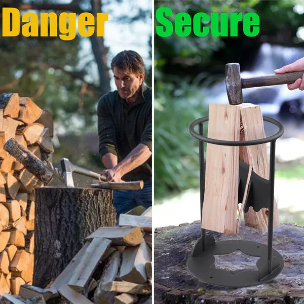 Brixen™ - Safer Kindling Prep With Cast-Iron Stability