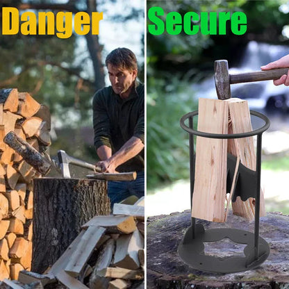 Brixen™ - Safer Kindling Prep With Cast-Iron Stability