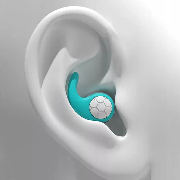 Somnix™ - Soft, reusable silicone earplugs for restful sleep