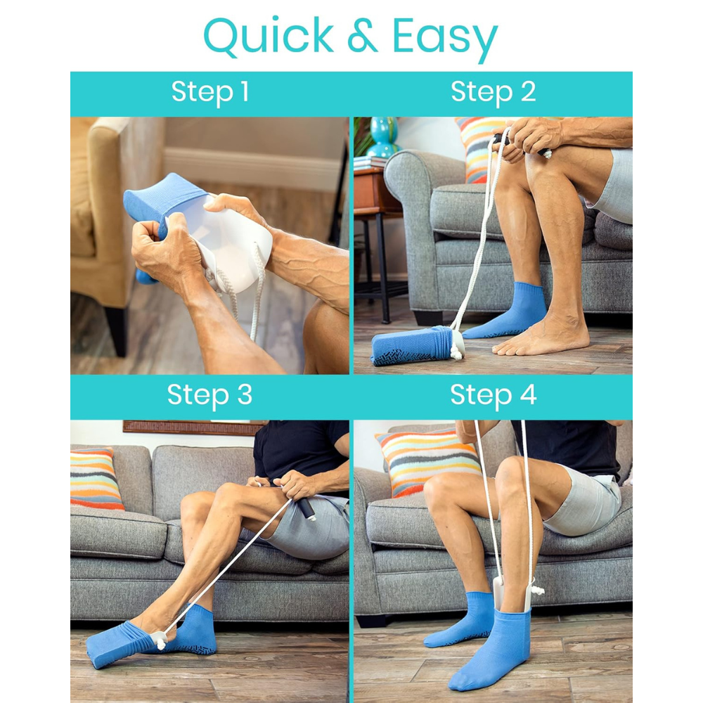 Glideon™ - Slip Socks On Without Bending