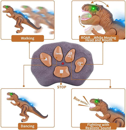 Rexley™ - Interactive Walking Dinosaur With Lights And Sound