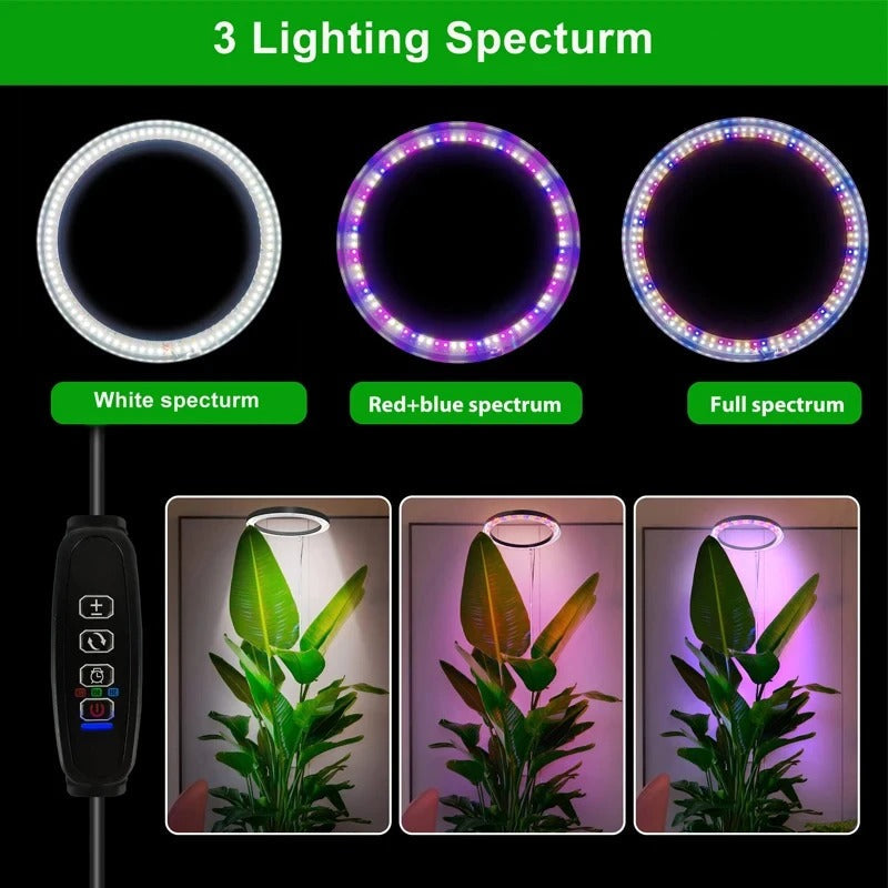 LumaGrow™ - Adjustable Full-Spectrum LED Light for Plants
