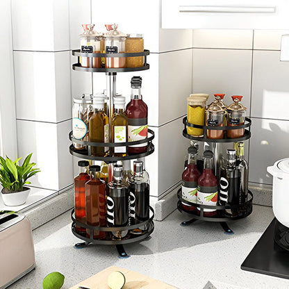 Cirvex™ - Three-Tier Rotating Storage For Counters