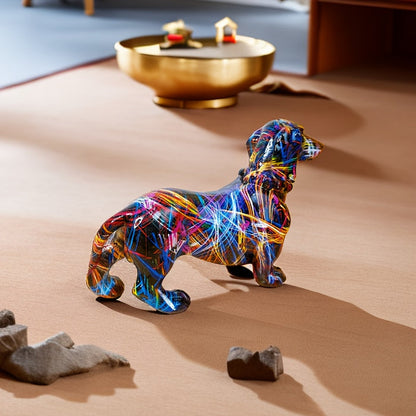 Roxton™ - Colorful Dachshund Accent for Shelves