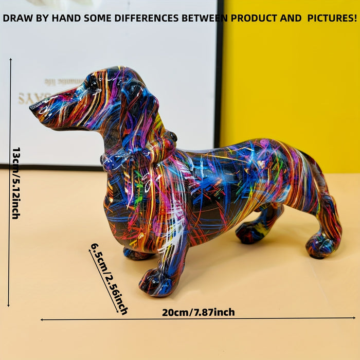 Roxton™ - Colorful Dachshund Accent for Shelves