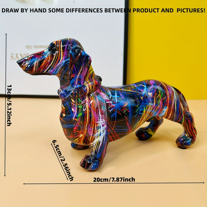 Roxton™ - Colorful Dachshund Accent for Shelves