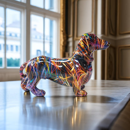 Roxton™ - Colorful Dachshund Accent for Shelves