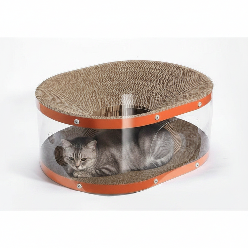 Nestra™ - Two-Level Corrugated Scratch & Cozy Nest