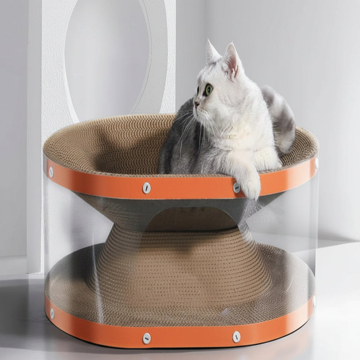 Nestra™ - Two-Level Corrugated Scratch & Cozy Nest