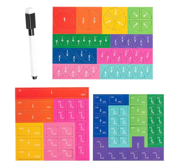 Fracor™ - Hands-On Fraction Practice for Young Learners