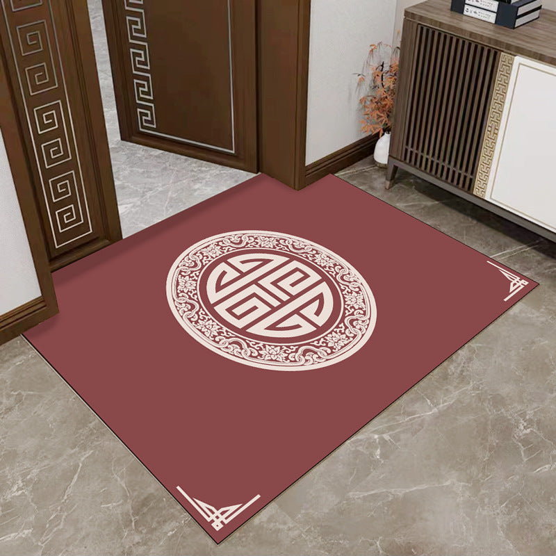 Florent™ - Elegant Floral Entry Mat for Doorways