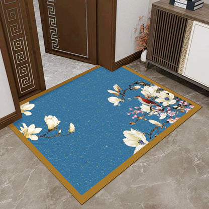Florent™ - Elegant Floral Entry Mat for Doorways