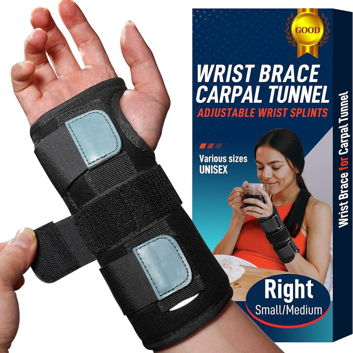 Orsyl™ - Discreet Three-Strap Wrist Support for Daily Use