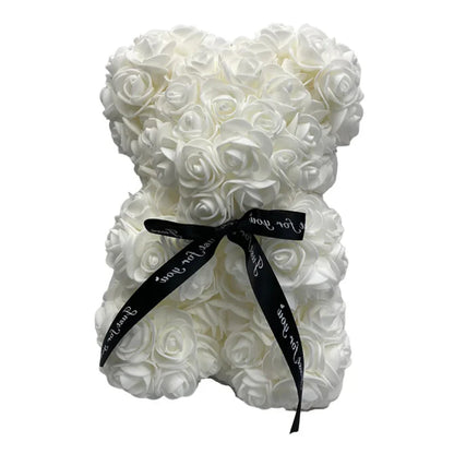 Rosette™ - Keepsake Rose Bear for Lasting Display