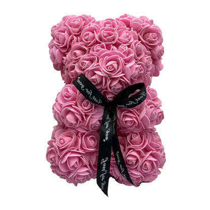 Rosette™ - Keepsake Rose Bear for Lasting Display