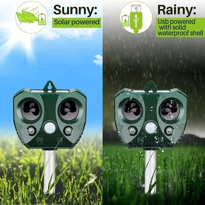 Verdex™ - Silent Solar Wildlife Deterrent for Gardens