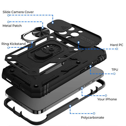 Velsyn™ - Magnetic Kickstand Case with Camera Privacy