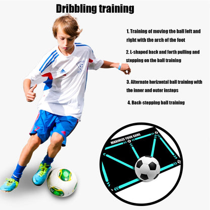 Veloce™ - Solo Footwork Practice Mat For Ball Control
