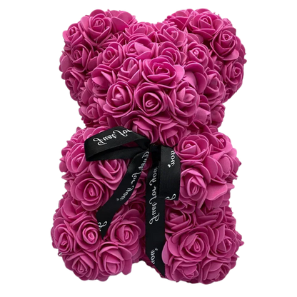 Rosette™ - Keepsake Rose Bear for Lasting Display