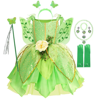 Lunera™ - Playful Mid Calf Dress for Girls