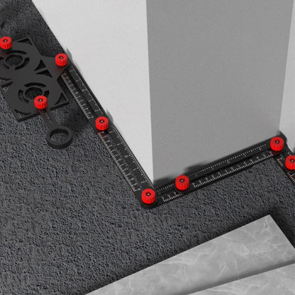 Foldix™ - Compact Folding Ruler For Precise Tile Measurements