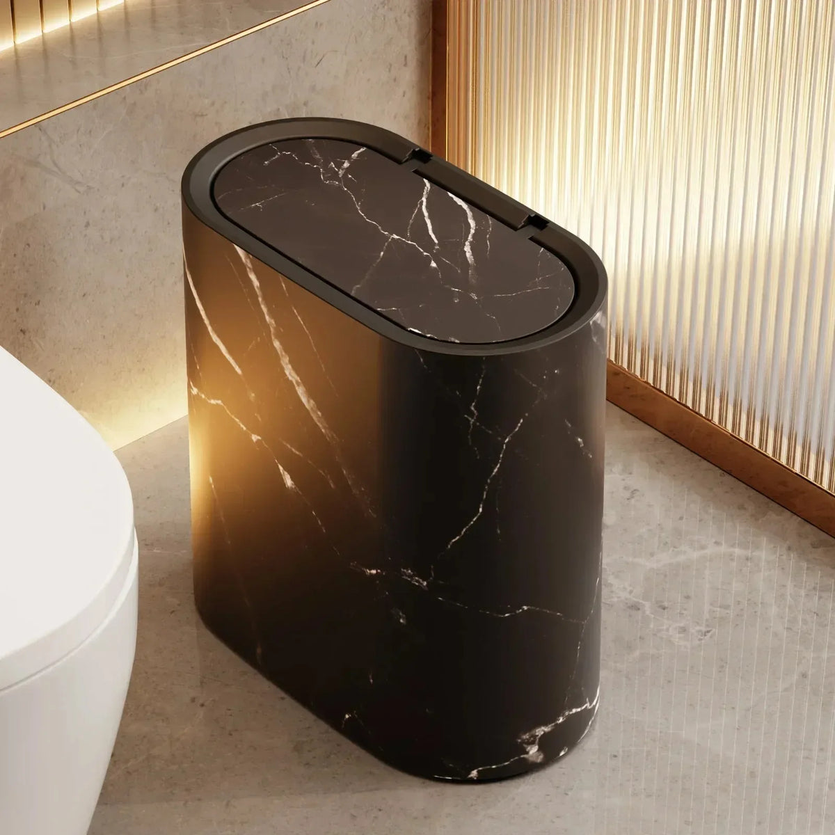 Maro™ - Push-Top Bin That Tucks into Corners