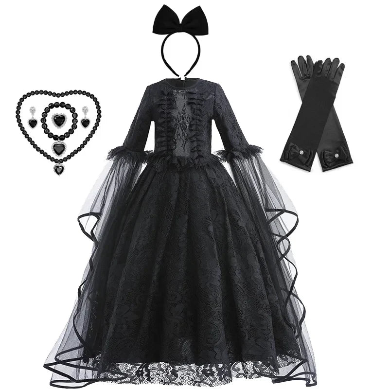 Malvera™ - Royal Villain Dress For Little Performers