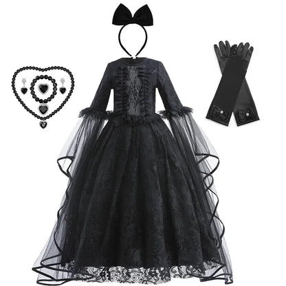 Malvera™ - Royal Villain Dress For Little Performers