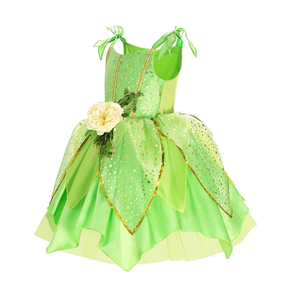 Lunera™ - Playful Mid Calf Dress for Girls