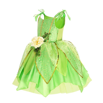 Lunera™ - Playful Mid Calf Dress for Girls