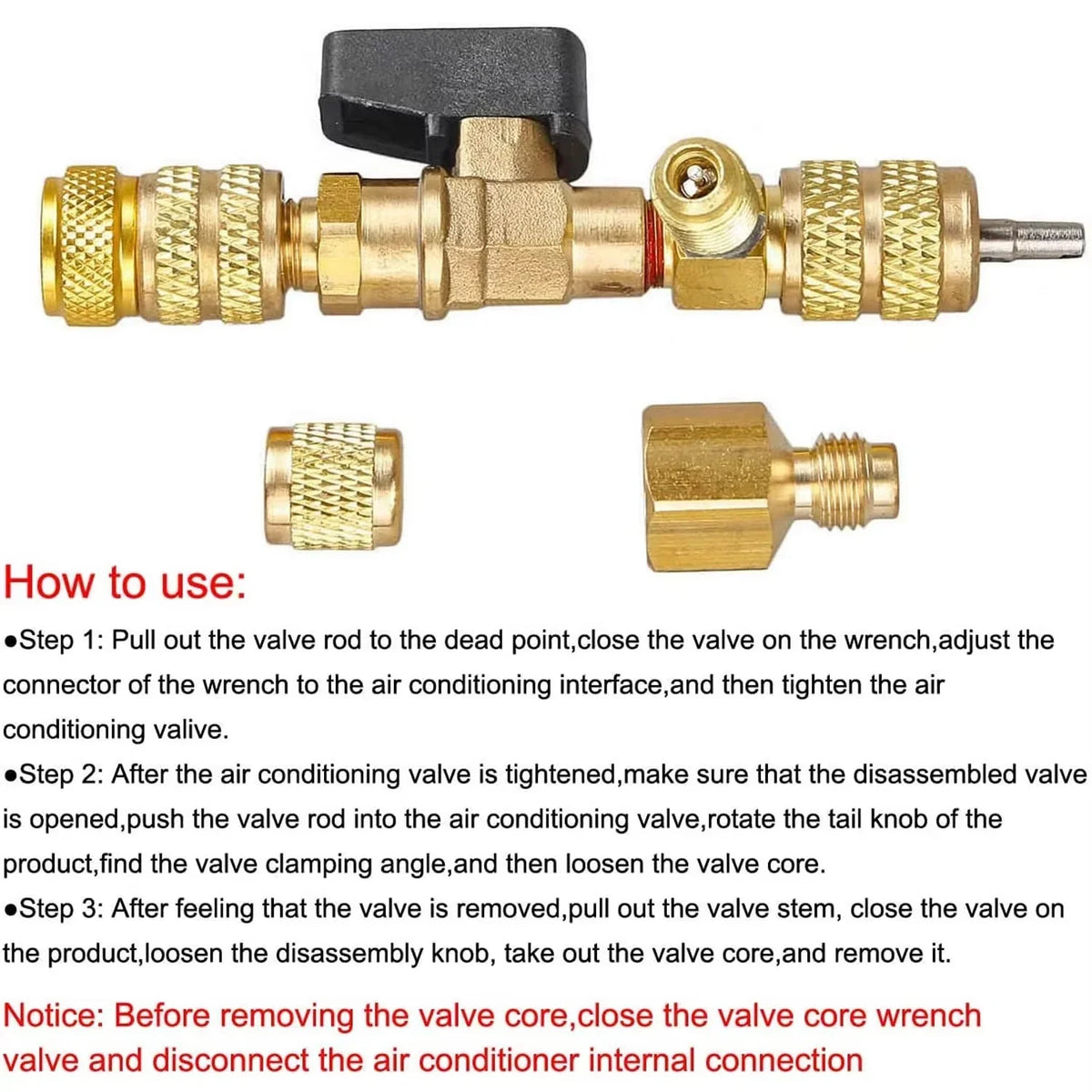 Ventro™ - Dual-Size Valve Core Tool for Fast Service