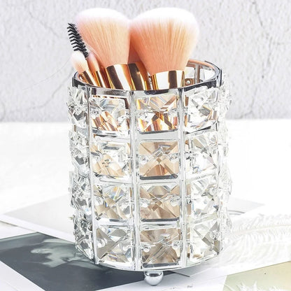Lustre™ - Crystal-Trimmed Vanity Organizer for Brushes