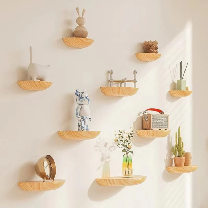 Lunera™ - Curved Floating Shelf For Compact Spaces