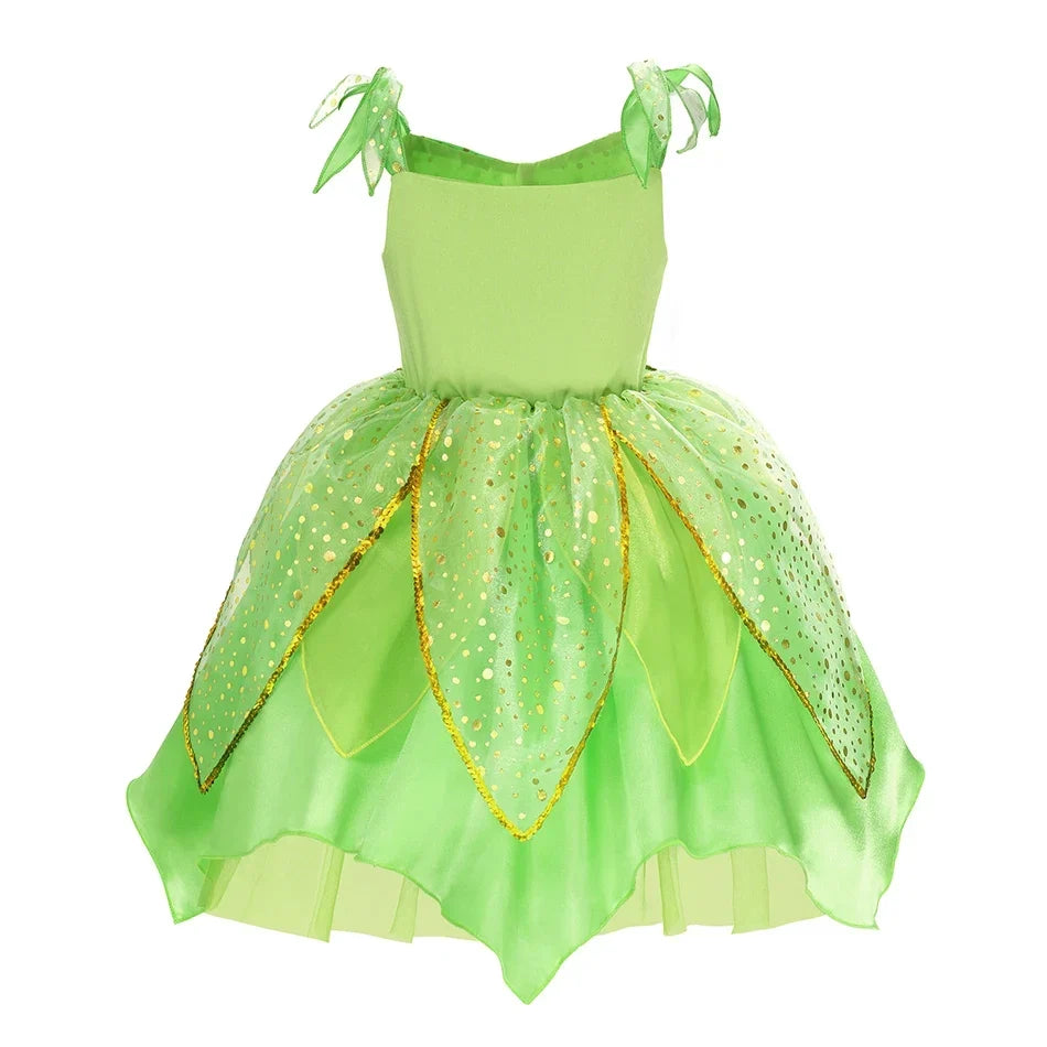 Lunera™ - Playful Mid Calf Dress for Girls