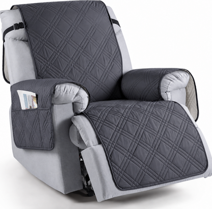 Covea™ - Soft, Waterproof Recliner Protection With Handy Arm Pockets