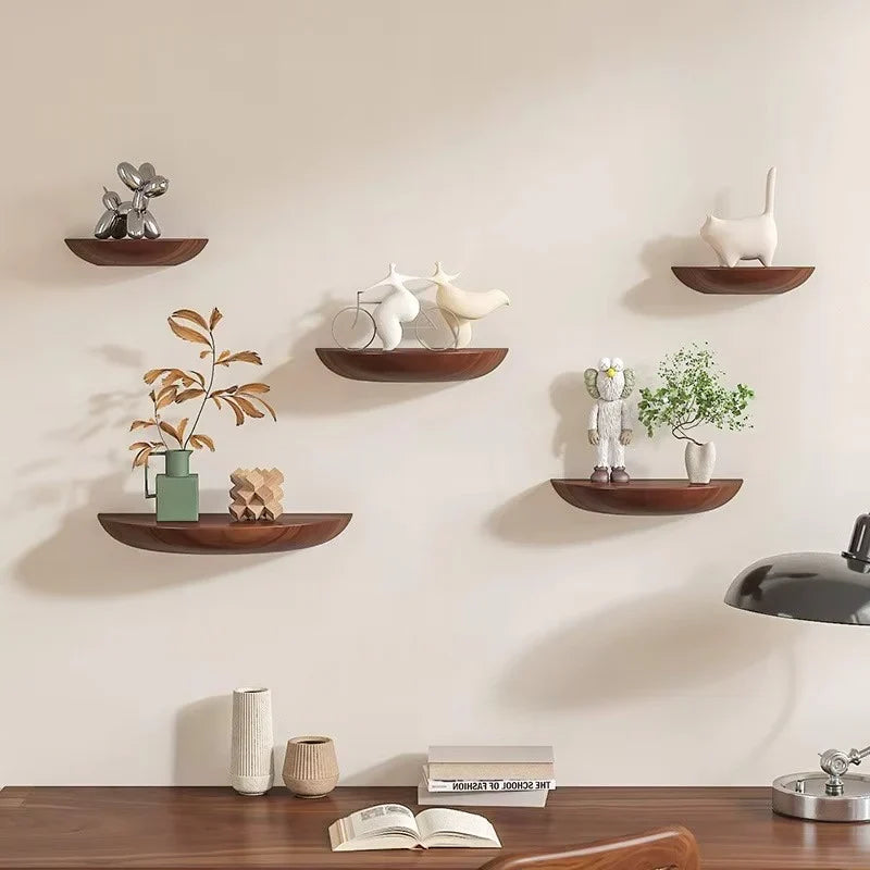 Lunera™ - Curved Floating Shelf For Compact Spaces