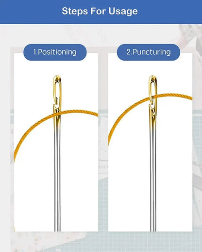 Threadly™ - Side-Slot Needles For Faster Hand Sewing