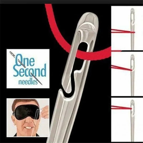 Threadly™ - Side-Slot Needles For Faster Hand Sewing