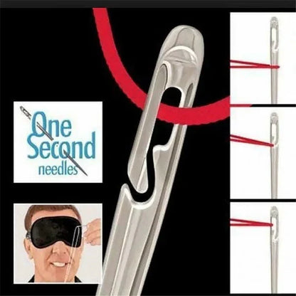 Threadly™ - Side-Slot Needles For Faster Hand Sewing