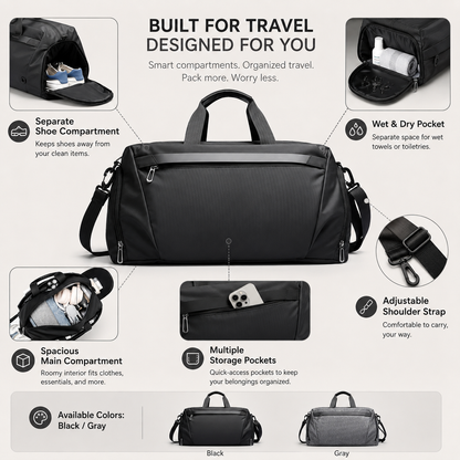 Aventi™ - Keeps Shoes Separate and Gear Organized
