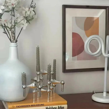 Lumora™ - Sculptural Centerpiece for Ambient Candlelight