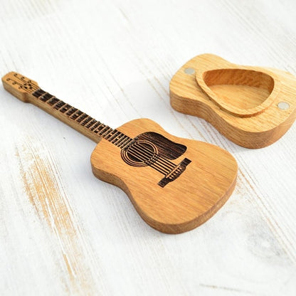 Luthen™ - Personalized Oak Keepsake For Guitar Players
