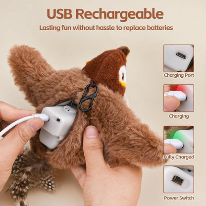 Mewlin™ - Lifelike Motion Play for Indoor Cats